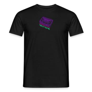 Generation Mixtape Kidcore Cassette Idée cadeau - T-shirt homme - noir - Devant - AI Model Male 178 light (178cm)