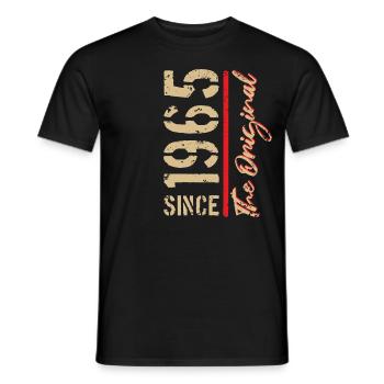1965 The Original - year, year of birth - Men's T-Shirt - black - Front - AI Model Male 178 light (178cm)