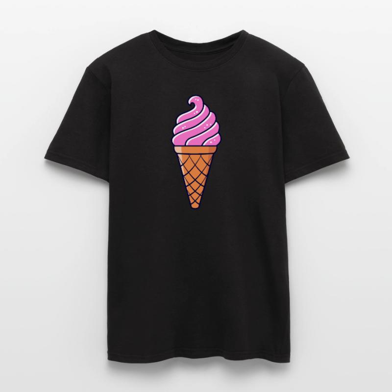 SOFTEIS EISCREME EISBECHER WAFFELEIS GESCHENKIDEE Männer T-Shirt