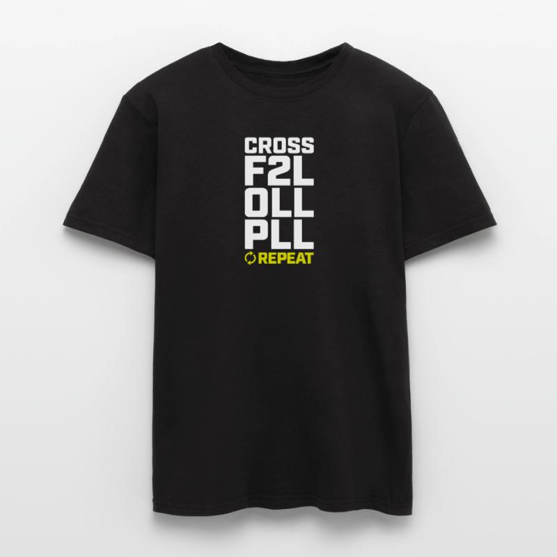 REPEAT CFOP. Cubing Cube-Cuber-Speedcubing Men's T-shirt