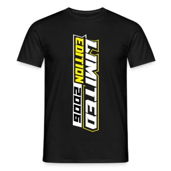 limited edition 2006 Rally Cross Gift - Men's T-Shirt - black - Front - AI Model Male 178 light (178cm)