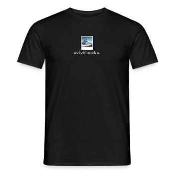 Mont Everest Solukhumbu Rétro Photo - T-shirt homme - noir - Devant - AI Model Male 178 light (178cm)