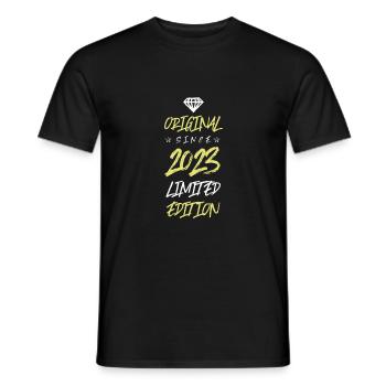 Édition limitée 2023 - T-shirt homme - noir - Devant - AI Model Male 178 light (178cm)