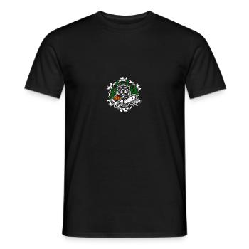 Biber Kettensäge Holzfäller Waldarbeiter Forstwirt - Männer T-Shirt - Schwarz - Vorne - AI Model Male 178 light (178cm)