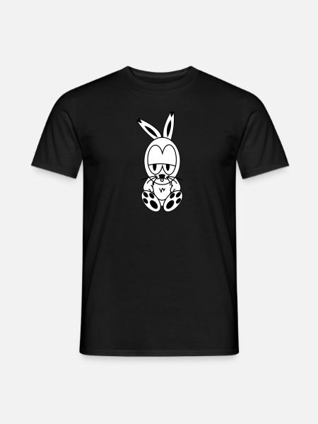 Rabbe - Männer T-Shirt - Schwarz