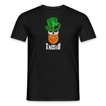 St. Patrick´s Day - Männer T-Shirt - Schwarz - Vorne - AI Model Male 178 light (178cm)
