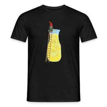 Limozwerg - T-shirt homme - noir - Devant - AI Model Male 178 light (178cm)
