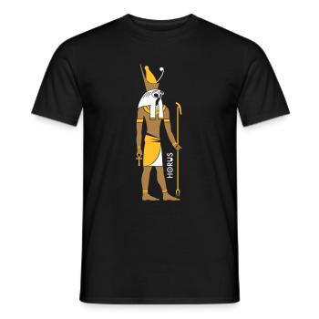 HORUS Dieu d'Egypte - T-shirt homme - noir - Devant - AI Model Male 178 light (178cm)