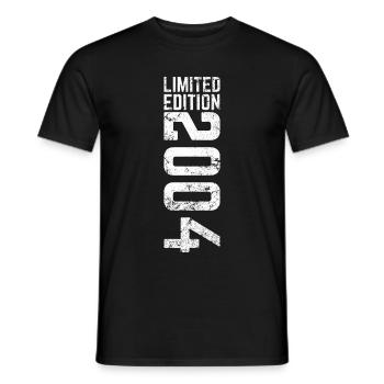 18. Geburtstag Junge Mädchen 18 Jahre 2004 Spruch - Männer T-Shirt - Schwarz - Vorne - AI Model Male 178 light (178cm)