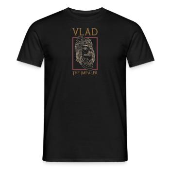 Vampir Vlad Tepes Impale Rumänien Spruch - Männer T-Shirt - Schwarz - Vorne - AI Model Male 178 light (178cm)