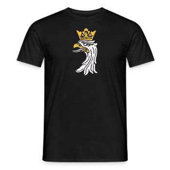 Polen Landesfarben Flagge Heimat Tradition - Männer T-Shirt - Schwarz - Vorne - AI Model Male 178 light (178cm)