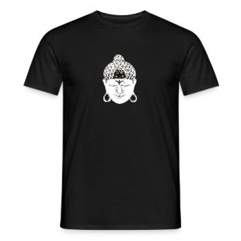 Bouddha - T-shirt homme - noir - Devant - AI Model Male 178 light (178cm)