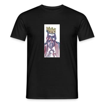 Picture of Richard the Lionheard - Männer T-Shirt - Schwarz - Vorne - AI Model Male 178 light (178cm)