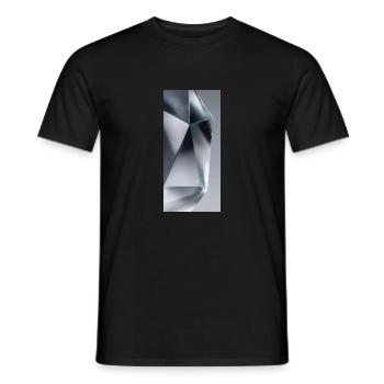 Crystal - Men's T-Shirt - black - Front - AI Model Male 178 light (178cm)