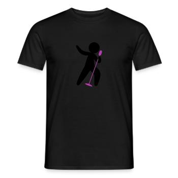 Pop star - T-shirt homme - noir - Devant - AI Model Male 178 light (178cm)