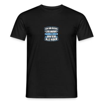 Legendäre Fahrlehrer Fahrschule - Männer T-Shirt - Schwarz - Vorne - AI Model Male 178 light (178cm)
