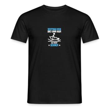 Vertrau mir Physiotherapie Physio Physiotherapeut - Männer T-Shirt - Schwarz - Vorne - AI Model Male 178 light (178cm)