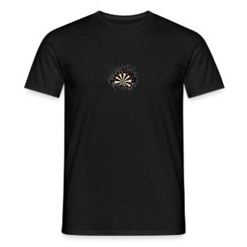 Joueurs de fléchettes Fléchettes Fléchettes - T-shirt homme - noir - Devant - AI Model Male 178 light (178cm)