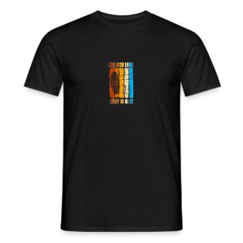 Die Scheibe Pfeil Bogen Bogenschießen Bogenschütze - Männer T-Shirt - Schwarz - Vorne - AI Model Male 178 light (178cm)