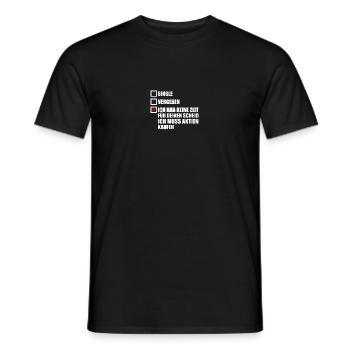 Aktien kaufen Aktienmarkt Börse Trader - Männer T-Shirt - Schwarz - Vorne - AI Model Male 178 light (178cm)