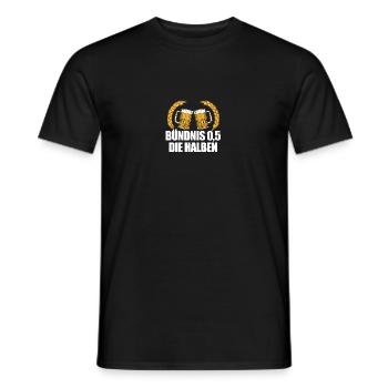 Alliance 0.5 Beer Drinkers Beer Lovers Beer - Men's T-Shirt - black - Front - AI Model Male 178 light (178cm)