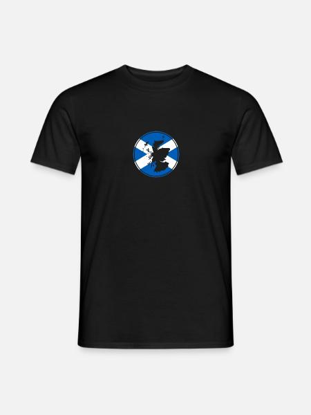 Scotland Map Pride Flag Scottish - Men's T-Shirt - black