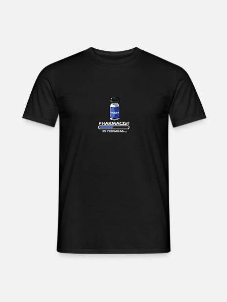 Apotheker Apotheke Pharmazie PTA - Männer T-Shirt - Schwarz
