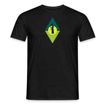 Fleuriste Arrosoir Fleuristerie - T-shirt homme - noir - Devant - AI Model Male 178 light (178cm)
