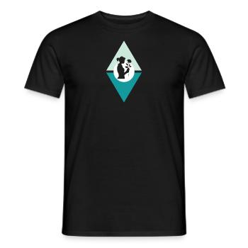 Florist Botanical - Men's T-Shirt - black - Front - AI Model Male 178 light (178cm)