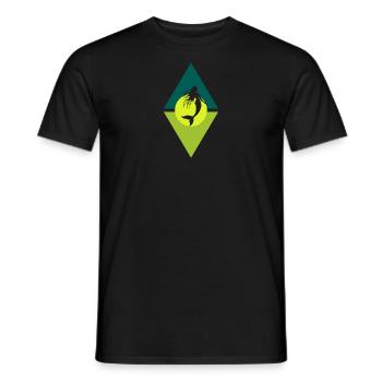 Sirène Créature Mythique Marina - T-shirt homme - noir - Devant - AI Model Male 178 light (178cm)
