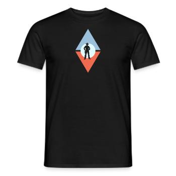 Cowboy Ranch Sattel - Männer T-Shirt - Schwarz - Vorne - AI Model Male 178 light (178cm)