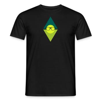 Reading Writing - Men's T-Shirt - black - Front - AI Model Male 178 light (178cm)