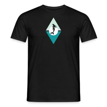 Mermaid Fin Marina - T-shirt homme - noir - Devant - AI Model Male 178 light (178cm)