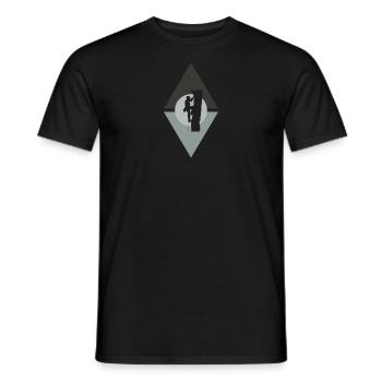 Grimpeurs Accrobranche - T-shirt homme - noir - Devant - AI Model Male 178 light (178cm)