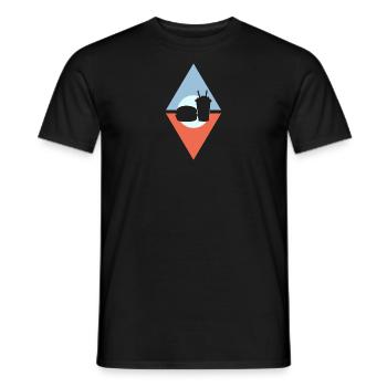 Imbisswagen lecker - Männer T-Shirt - Schwarz - Vorne - AI Model Male 178 light (178cm)