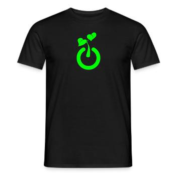 Einfach mal abschalten im Garten /Pflanzen - Männer T-Shirt - Schwarz - Vorne - AI Model Male 178 light (178cm)