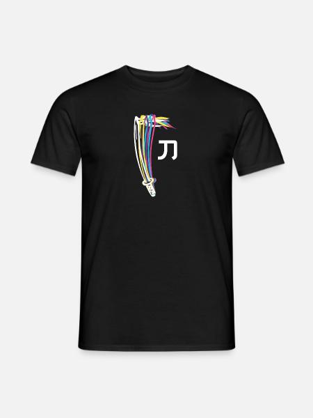 Katana Colorful - Männer T-Shirt - Schwarz