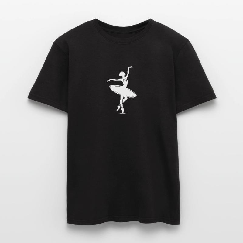 Expression and Harmony in Classical Ballet Dance Men’s T-shirt