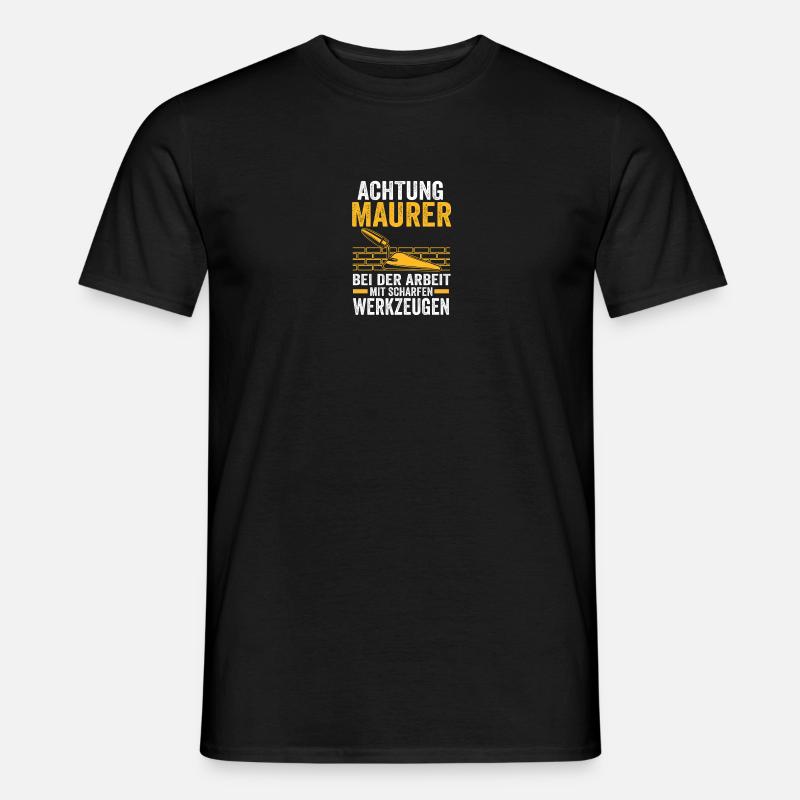 Master Bricklayer Journeyman Bricklayer - Men's T-Shirt - black