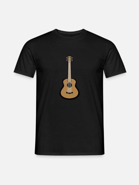 Guitariste Guitare Play Design - T-shirt homme - noir