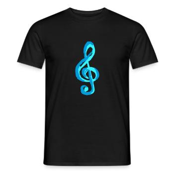 note - T-shirt homme - noir - Devant - AI Model Male 178 light (178cm)