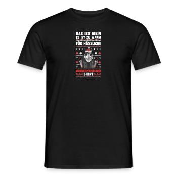 Père Noël Noël laid Noël - T-shirt homme - noir - Devant - AI Model Male 178 light (178cm)