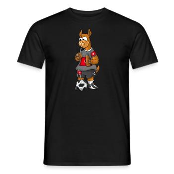 Tunisia Fan Lama - Men's T-Shirt - black - Front - AI Model Male 178 light (178cm)