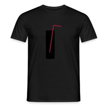 Collinsglas Zombie - Männer T-Shirt - Schwarz - Vorne - AI Model Male 178 light (178cm)