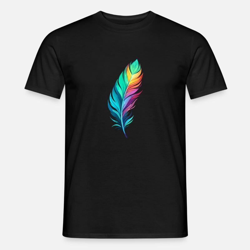 FEDER - Männer T-Shirt - Schwarz
