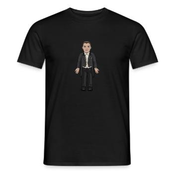 Jussi Björling - Männer T-Shirt - Schwarz - Vorne - AI Model Male 178 light (178cm)