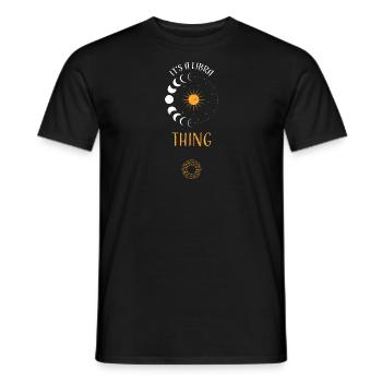 It's A Libra Thing - Astrology - Men's T-Shirt - black - Front - AI Model Male 178 light (178cm)