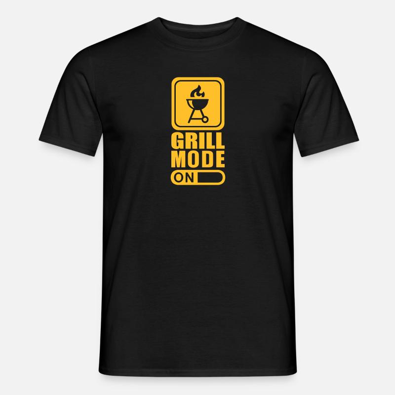 Grill Mode - Männer T-Shirt - Schwarz