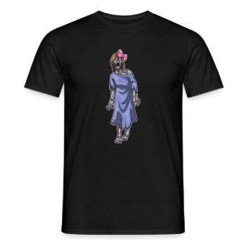 Zombie Halloween Haarschleife - Männer T-Shirt - Schwarz - Vorne - AI Model Male 178 light (178cm)