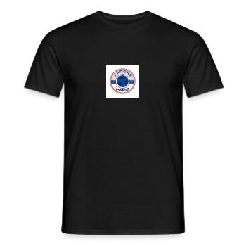Paris Design - T-shirt homme - noir - Devant - AI Model Male 178 light (178cm)